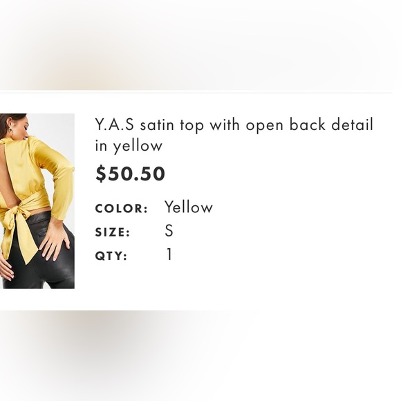 Yellow Blouse - Picture 4 of 4